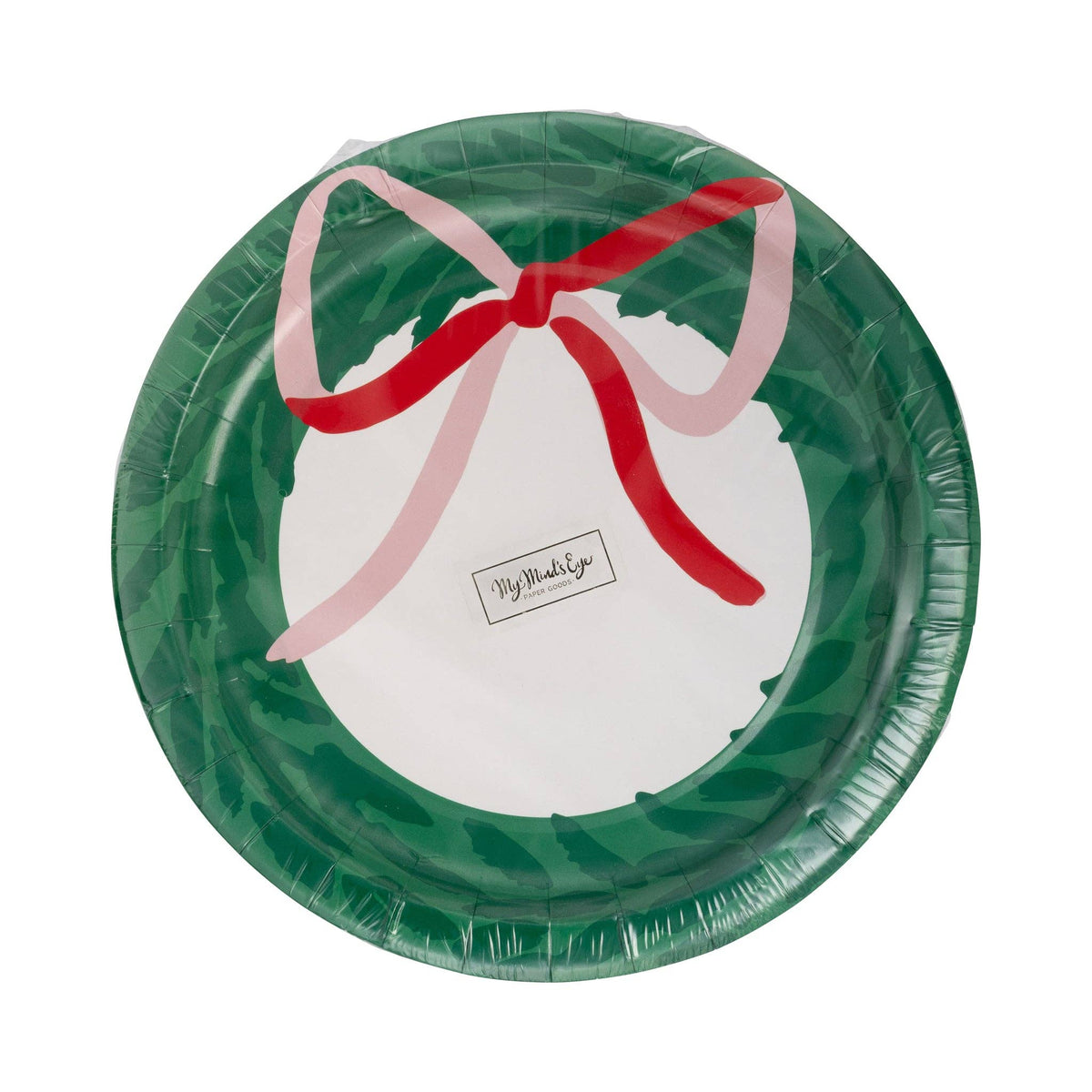 Wreath Paper Plates - The Preppy Bunny