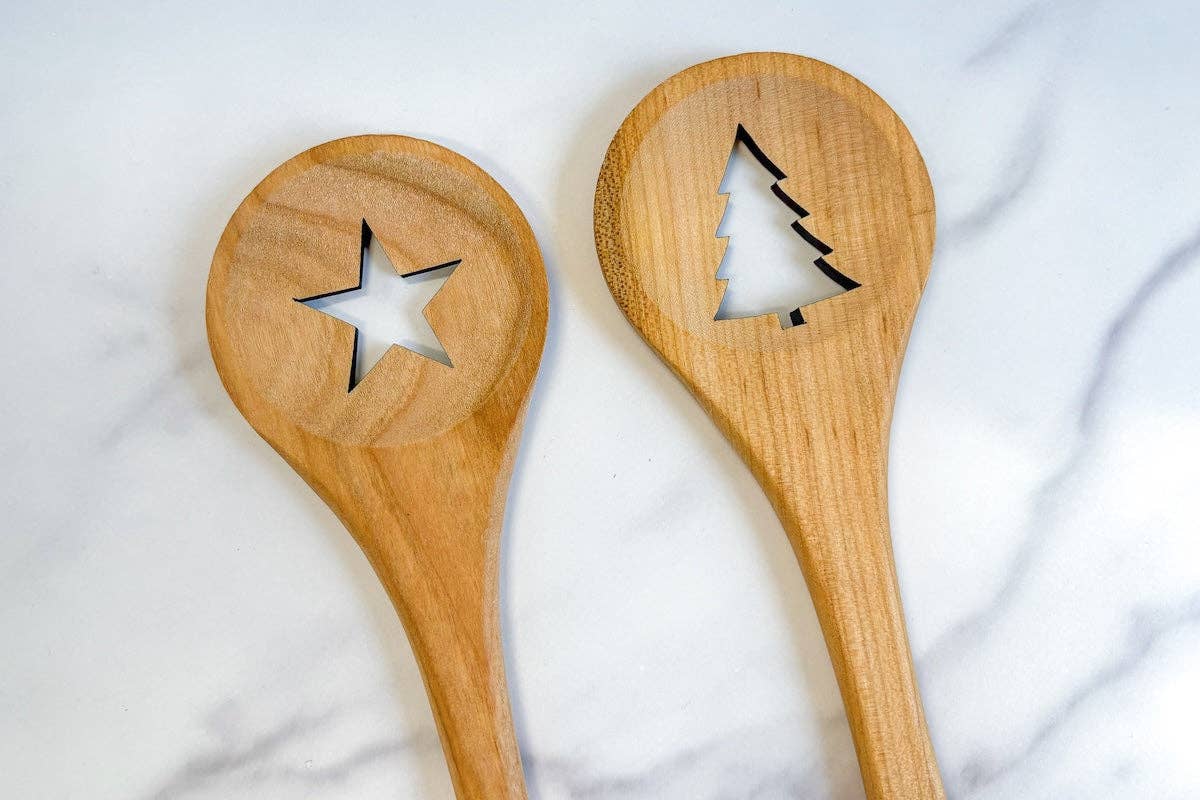 Euro Holiday Beechwood Spoon Set - The Preppy Bunny