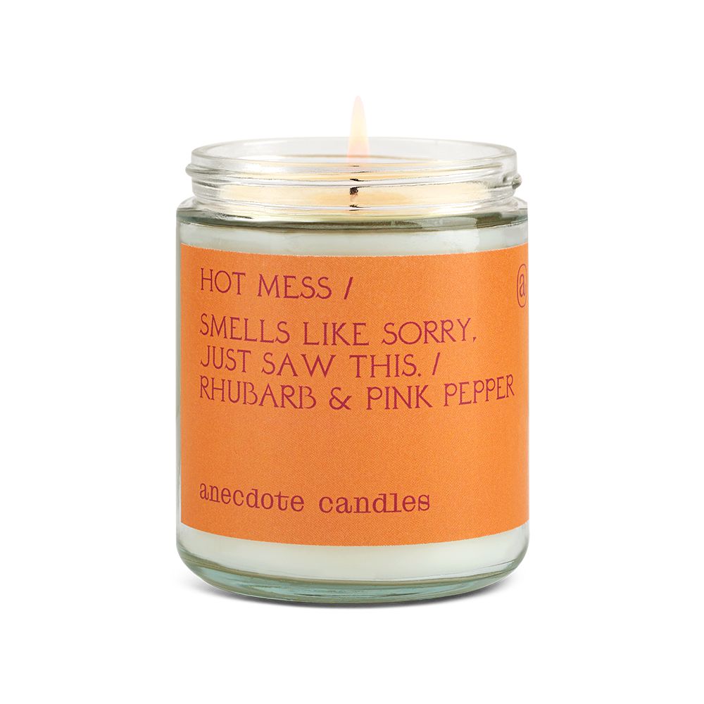 Hot Mess Candle (Rhubarb &amp; Pink Pepper)