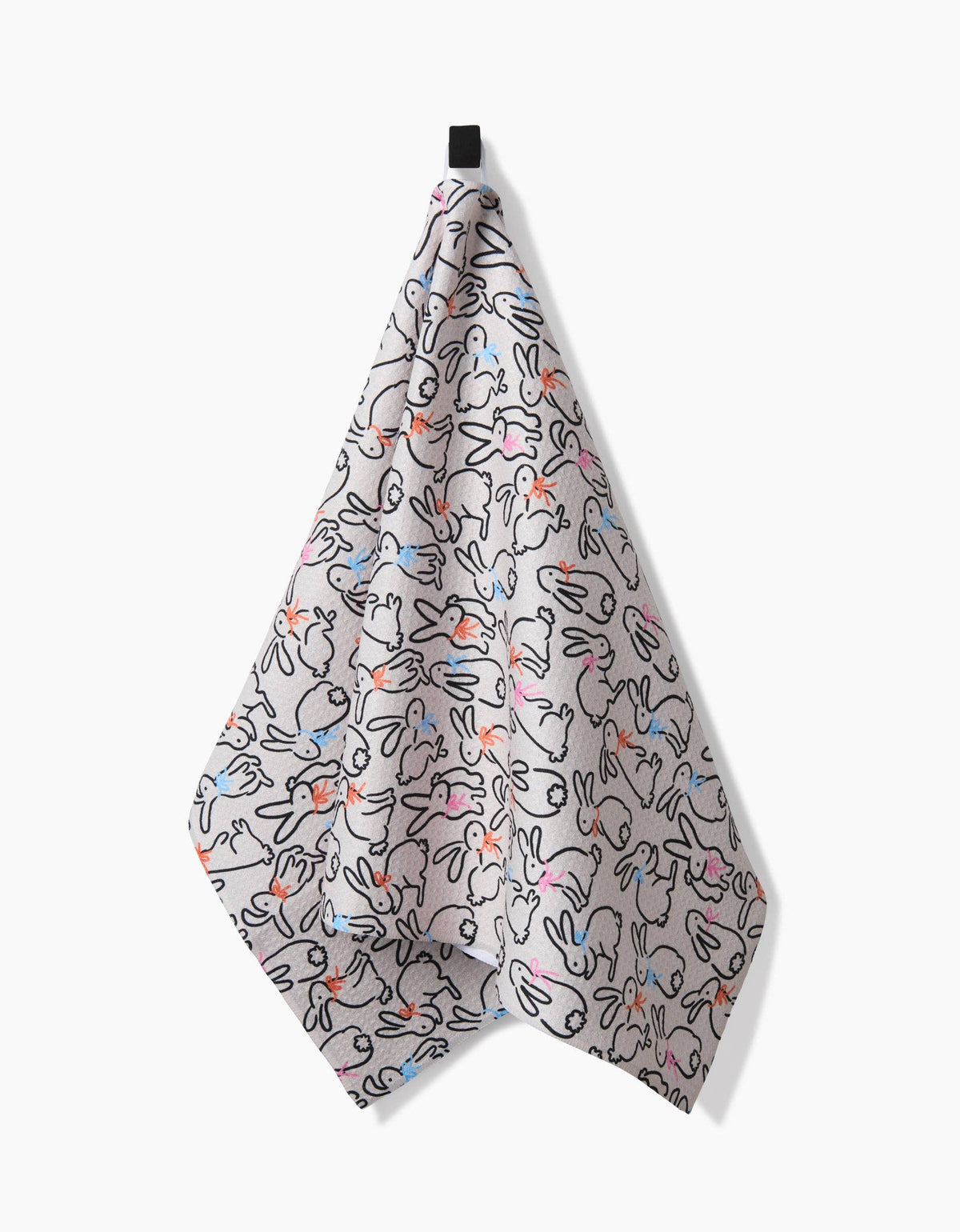 Playful Bunnies Tea Towel by Geometry