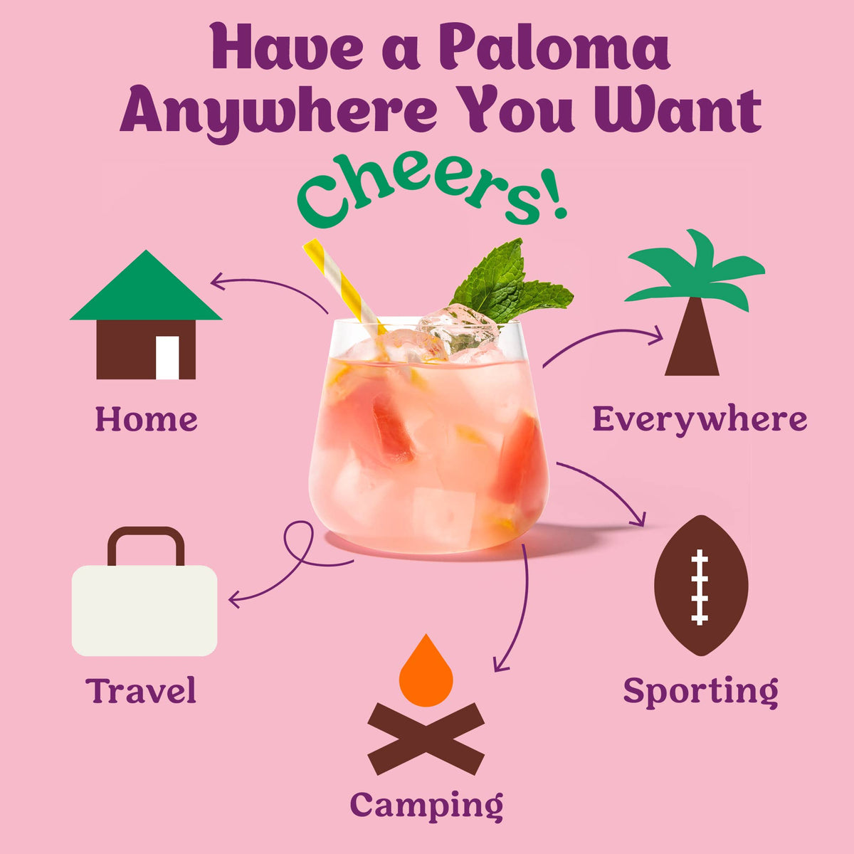 Passionfruit Paloma Cocktail / Mocktail Mixer - Single Serving