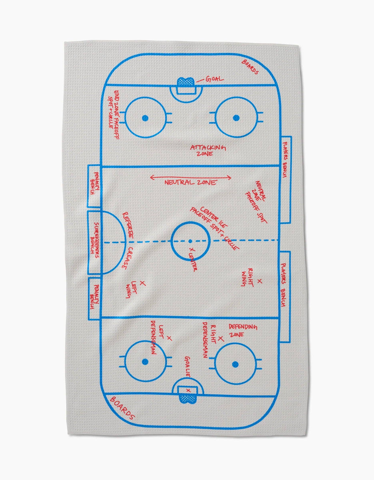 Hockey Tea Towel - The Preppy Bunny