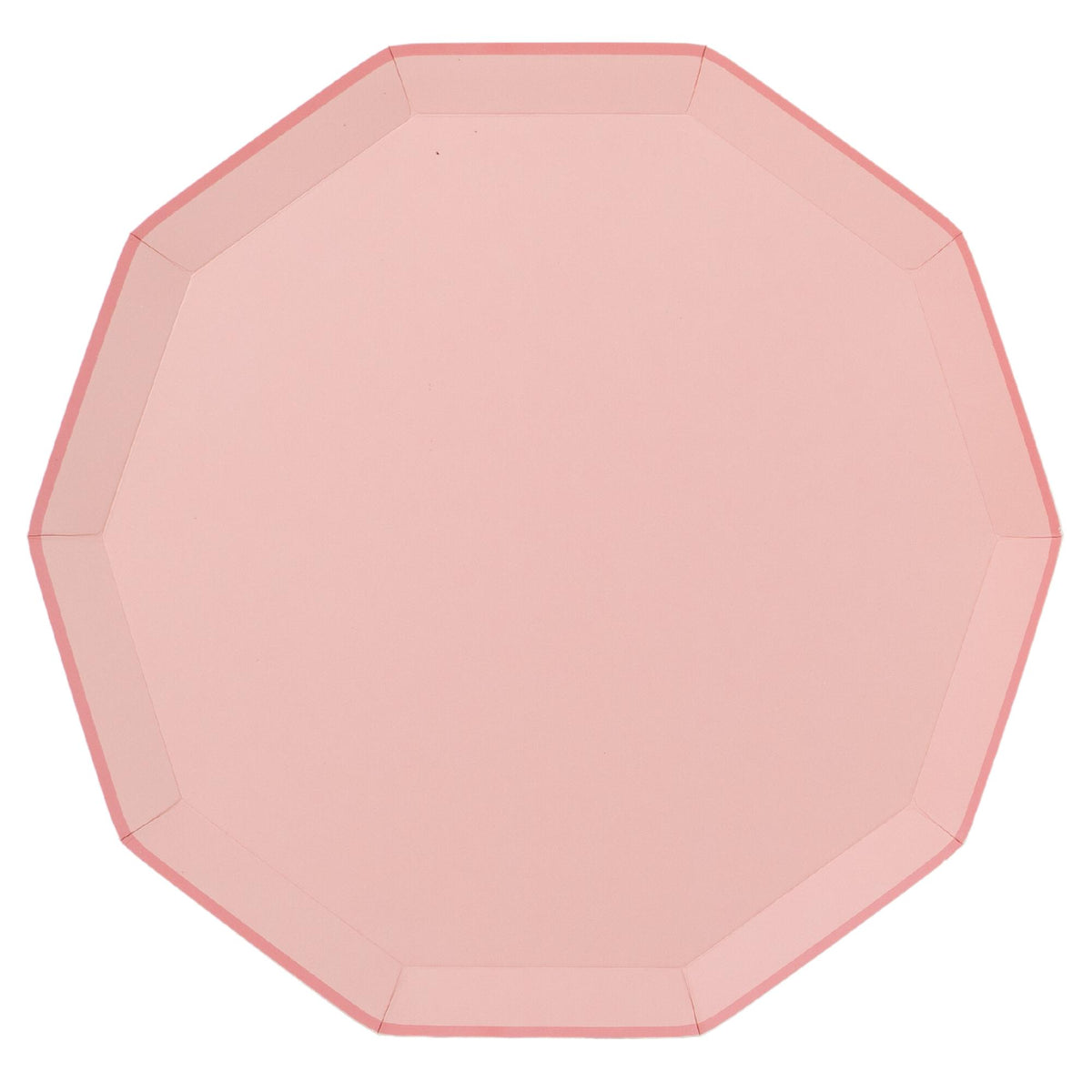 Petal Pink Premium Paper Dinner Plates