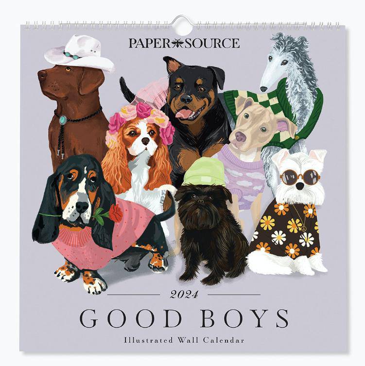 2024 Good Boys Calendar - The Preppy Bunny