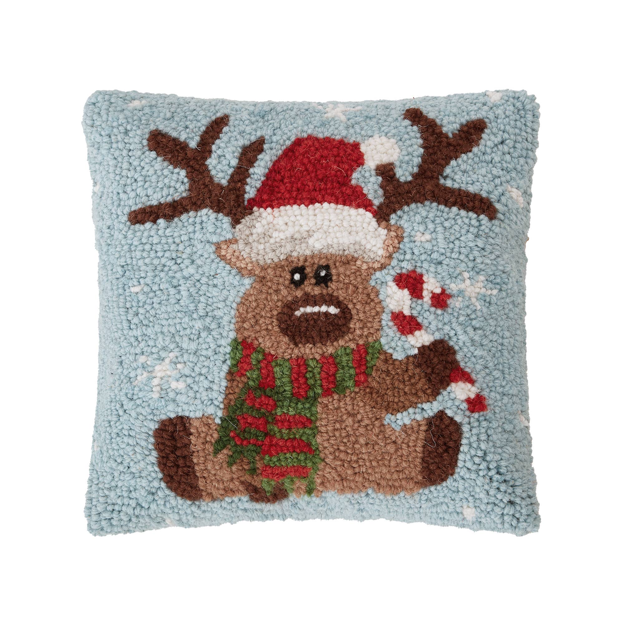 Holiday Reindeer Hook Pillow - The Preppy Bunny