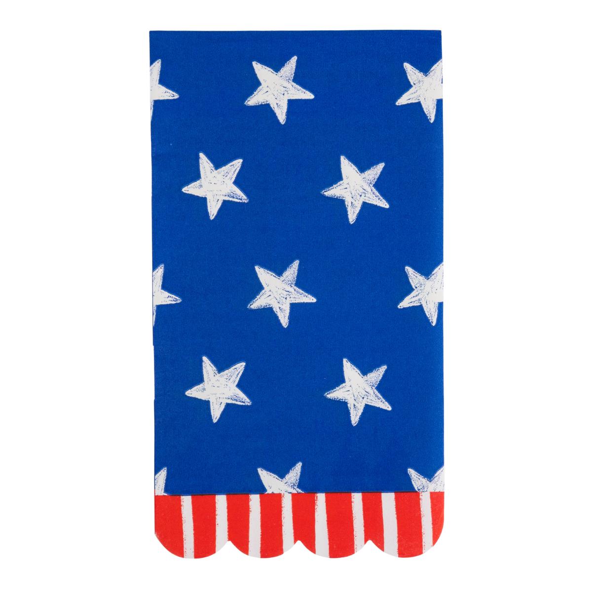 Blue Stars Paper Dinner Napkins - The Preppy Bunny
