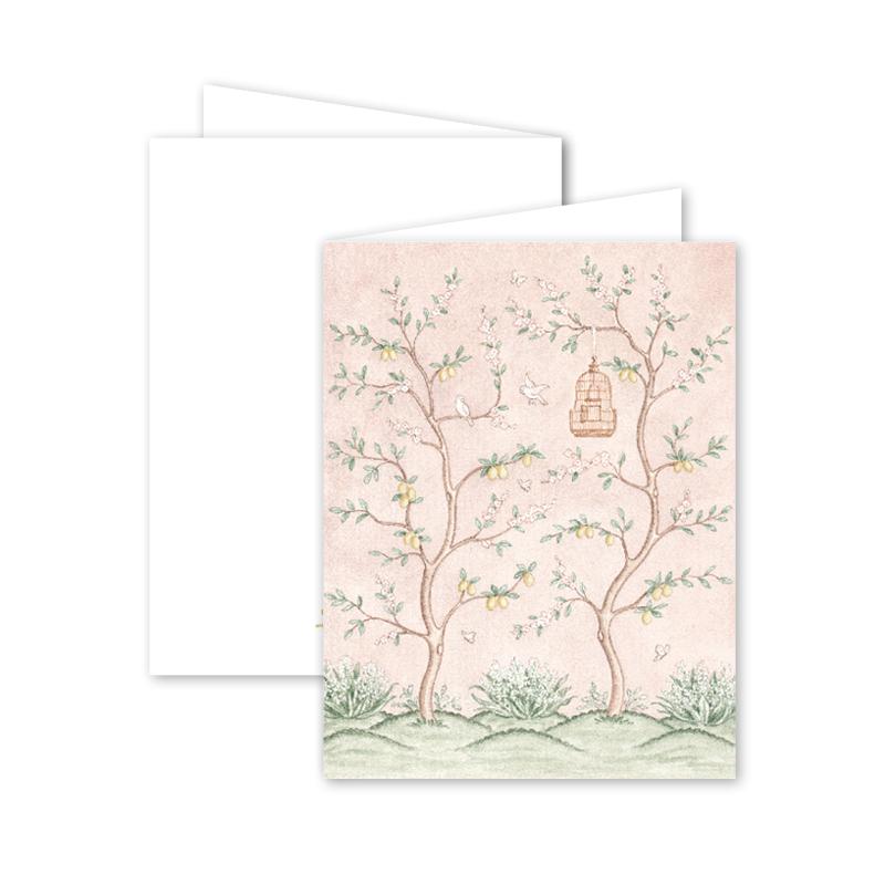 Chinoiserie Garden Greeting Card - The Preppy Bunny