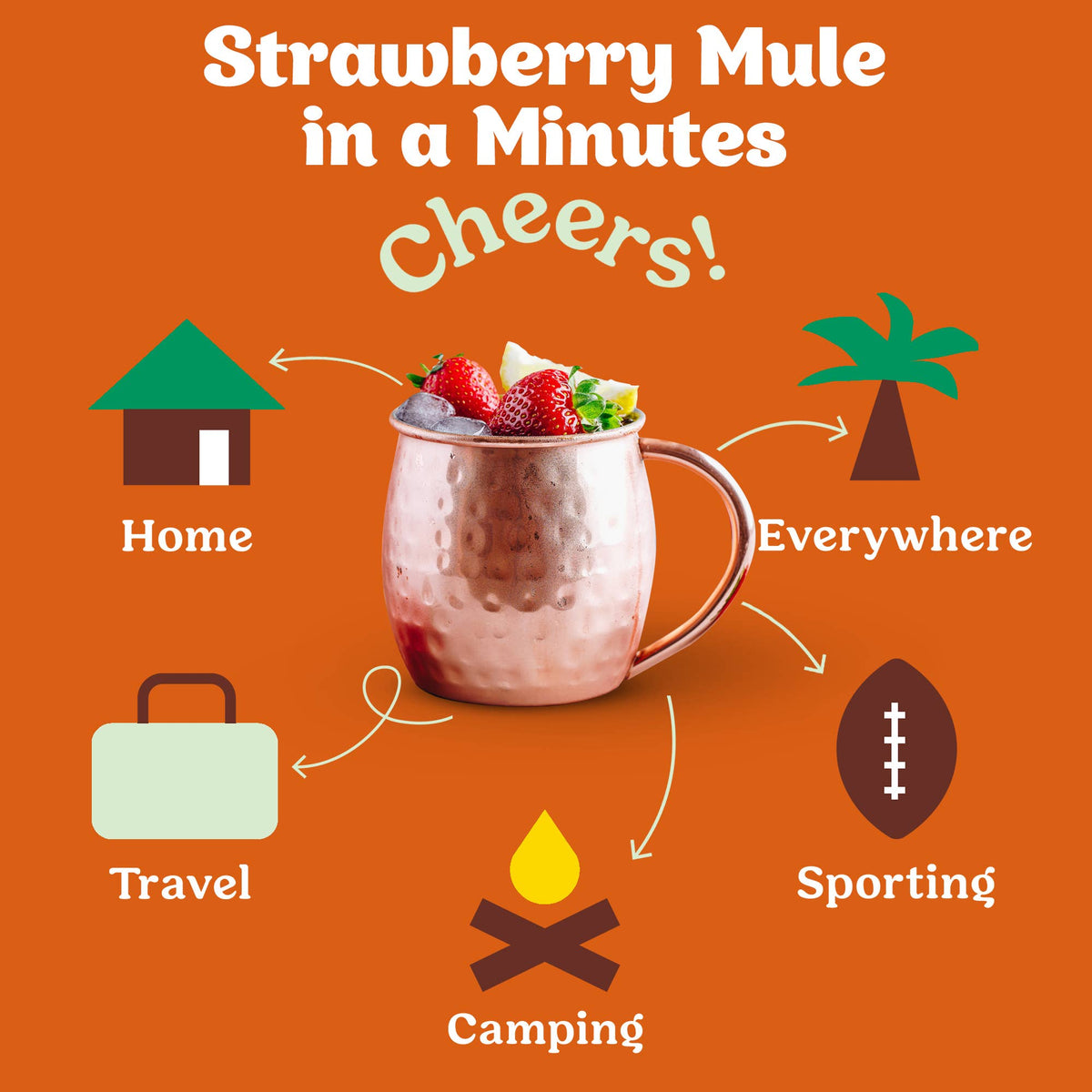 Strawberry Mule Mixer - Single Packet Serving