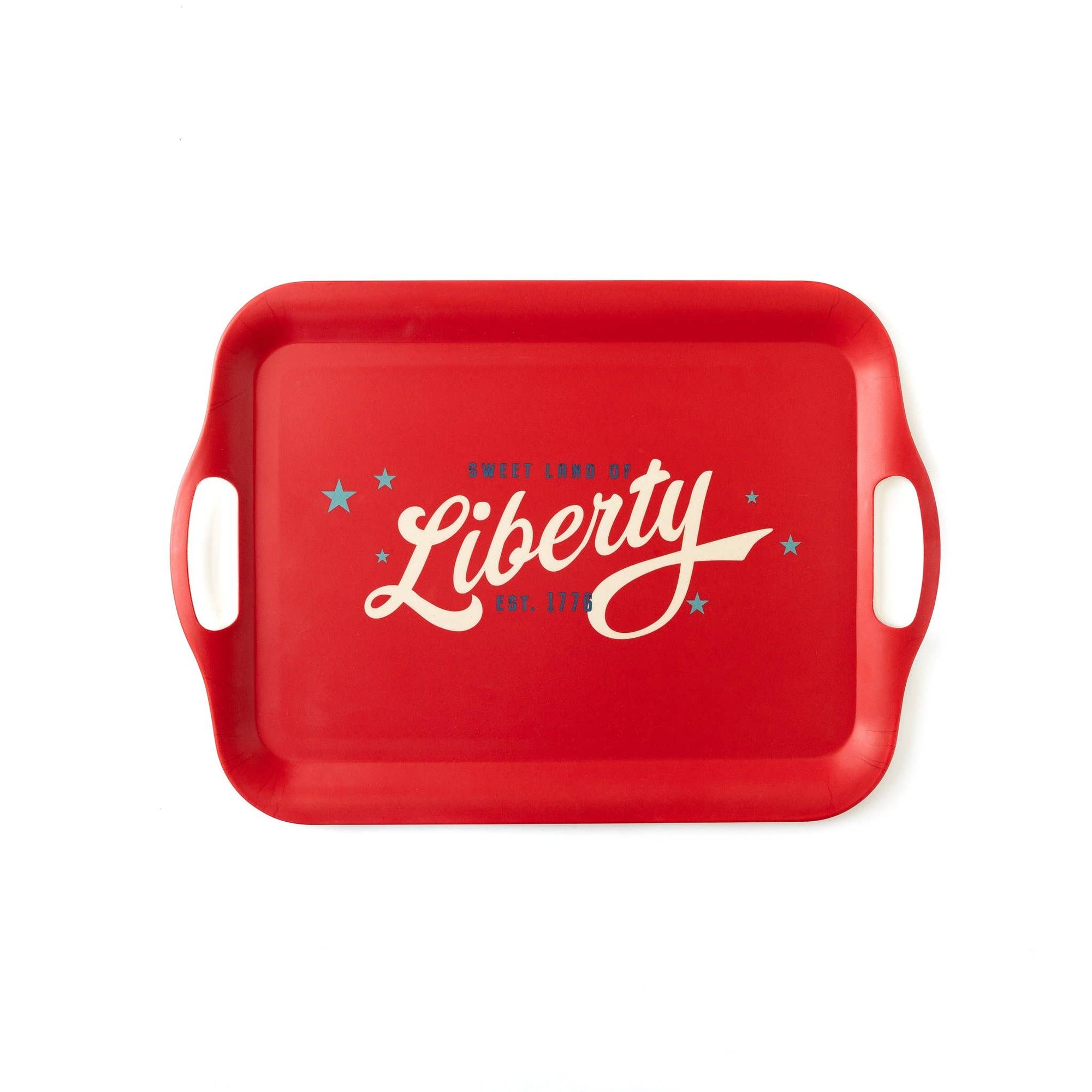 Sweet Land of Liberty Bamboo Tray - The Preppy Bunny