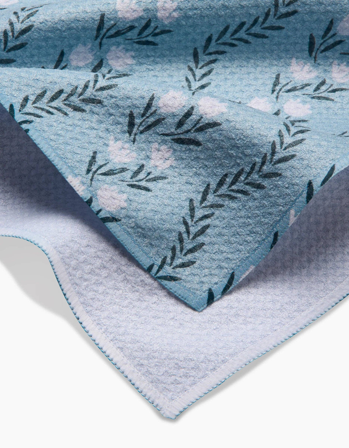 Vintage Floral Stripe Tea Towel by Geometry - The Preppy Bunny