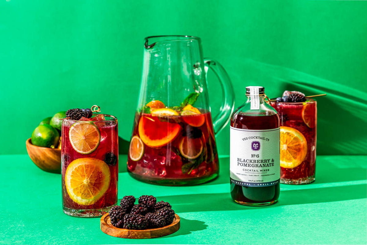 Blackberry Pomegranate Cocktail Mixer - The Preppy Bunny