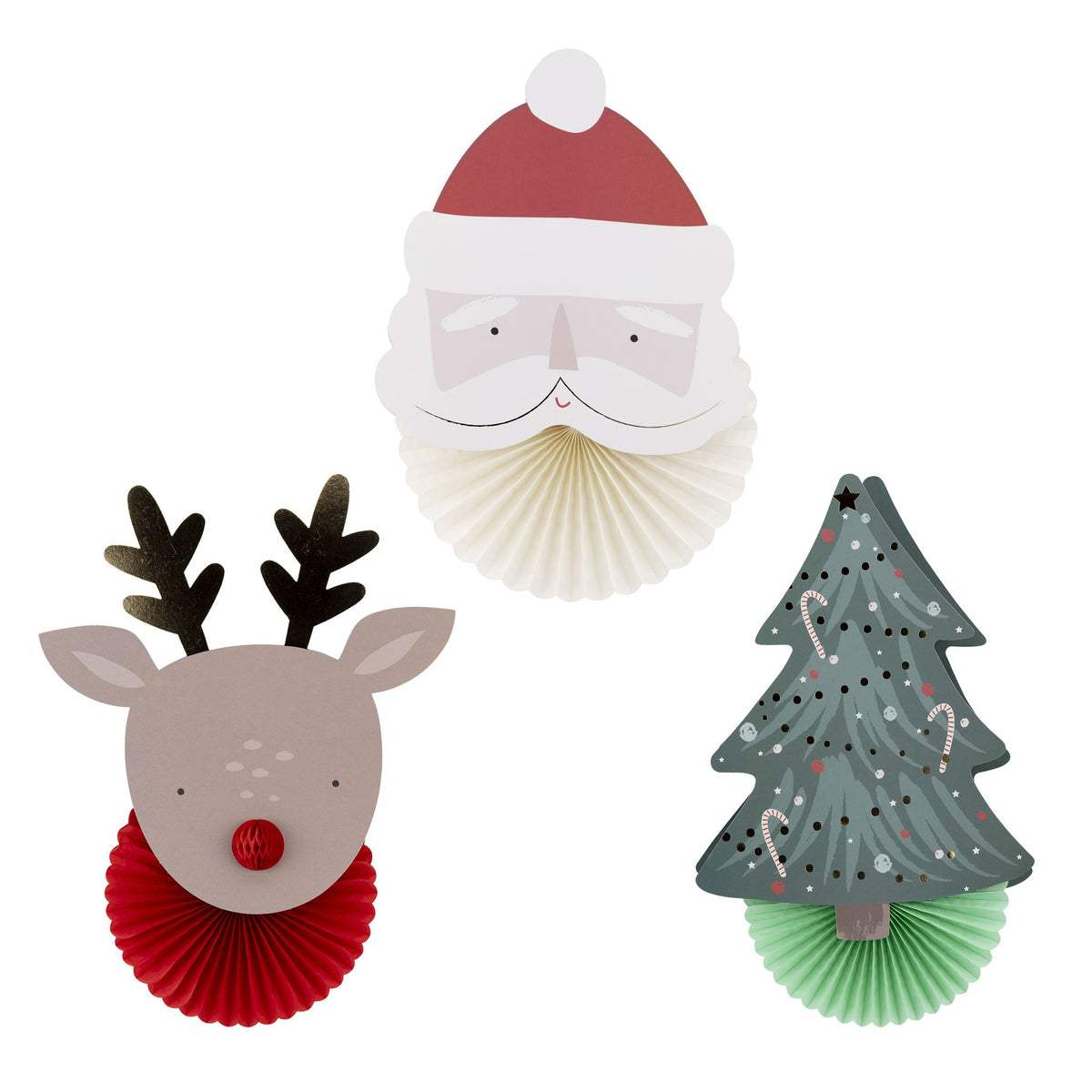 Christmas Fan Decor Set