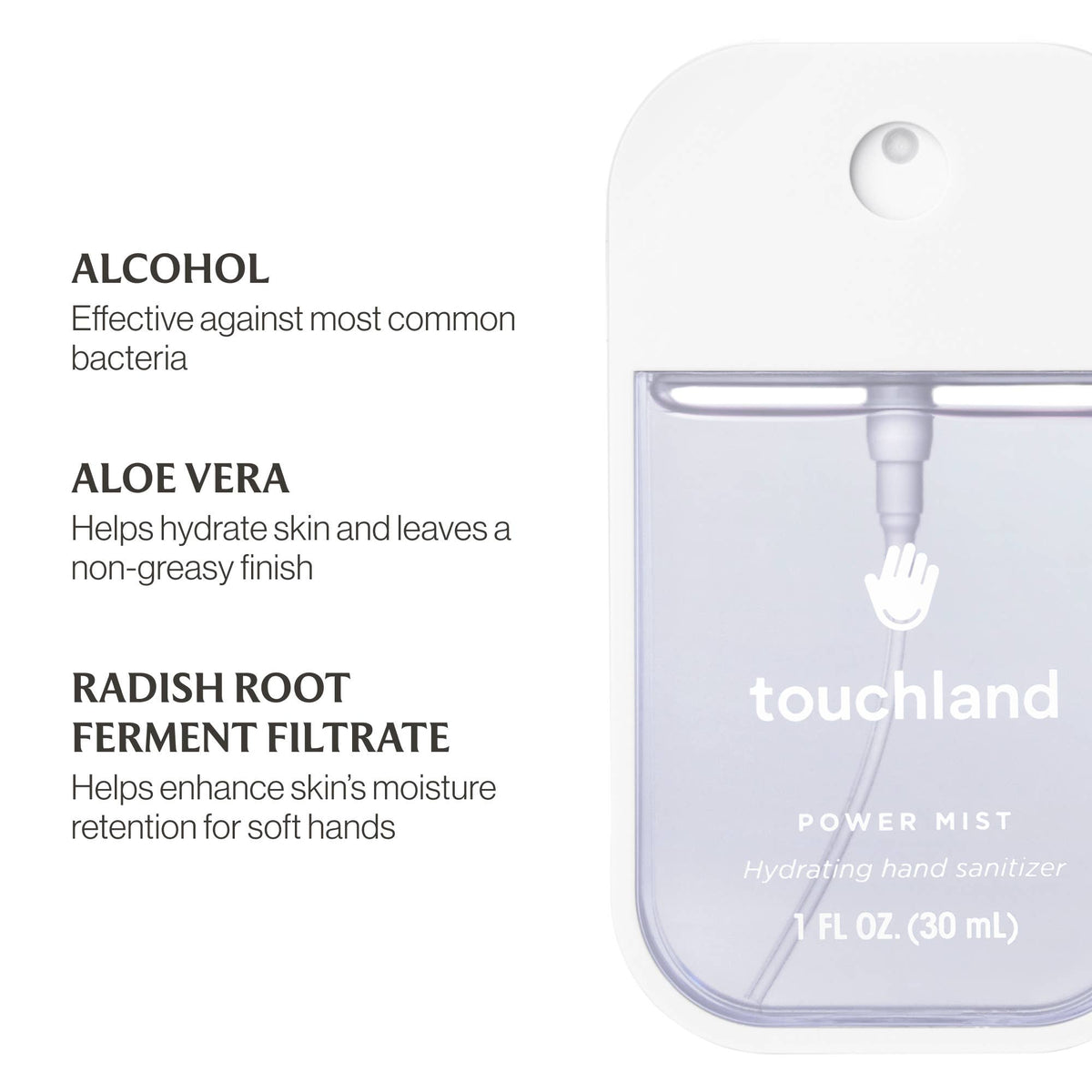 Beach Coco Power Mist Hydrating Hand Sanitizer - The Preppy Bunny