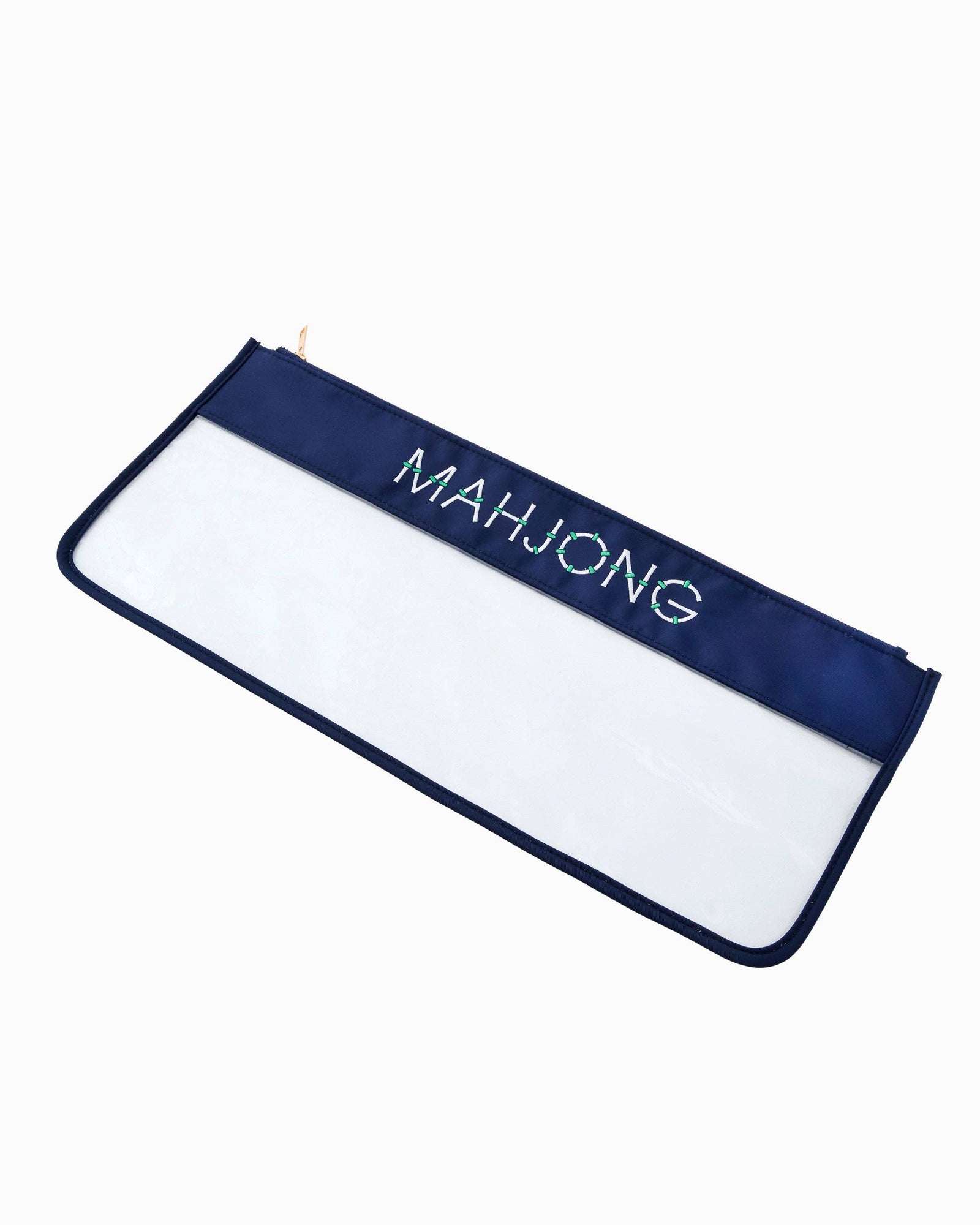 Navy Bamboo Mahjong Bag - The Preppy Bunny