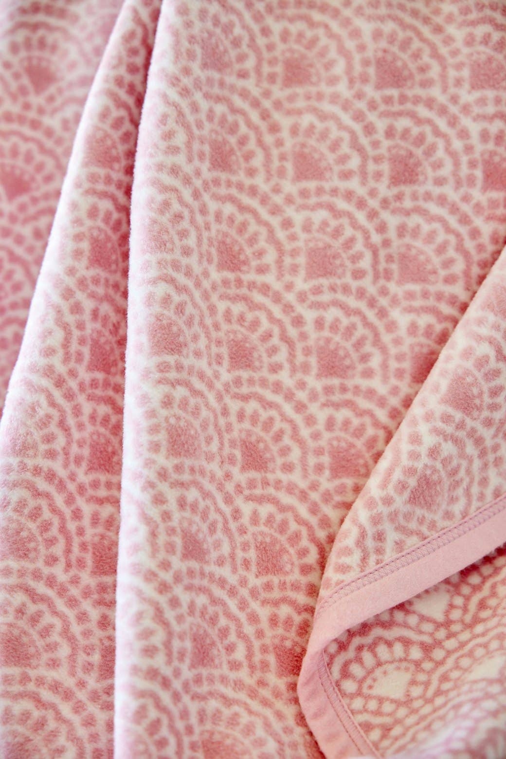 Seaside Scallops Blush ChappyWrap Blanket - The Preppy Bunny