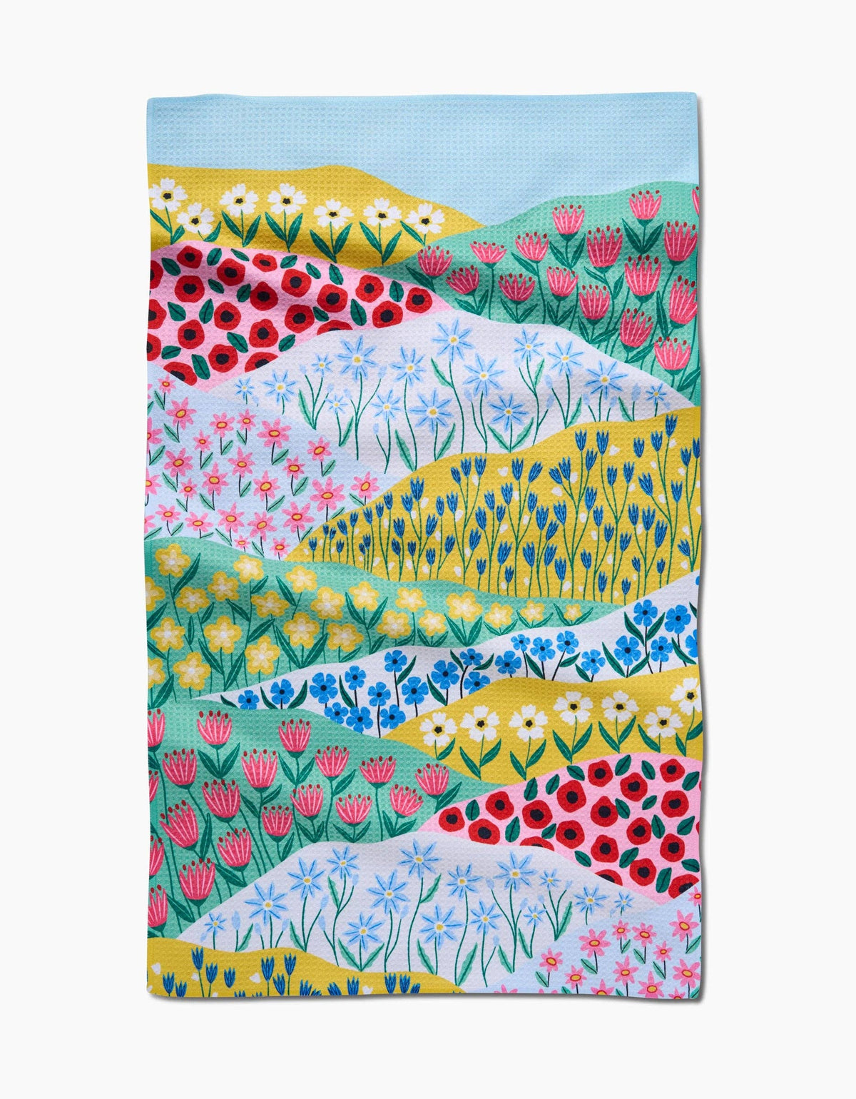 Spring Fields Tea Towel by Geometry - The Preppy Bunny