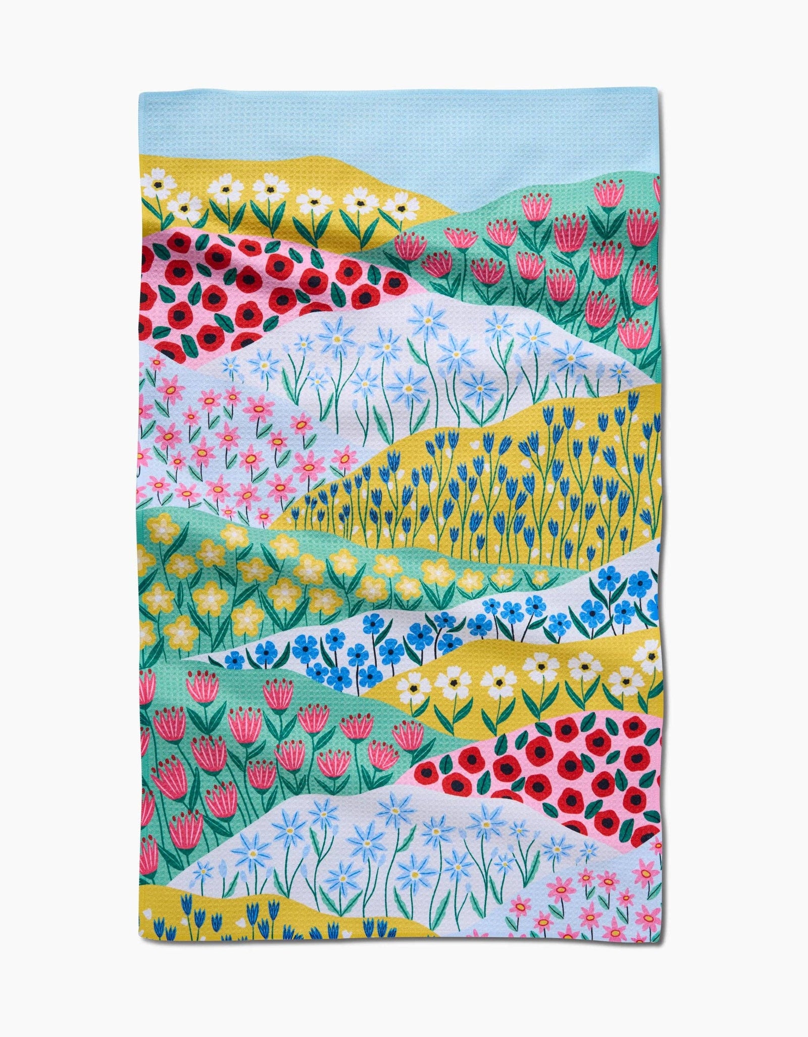 Spring Fields Tea Towel by Geometry - The Preppy Bunny