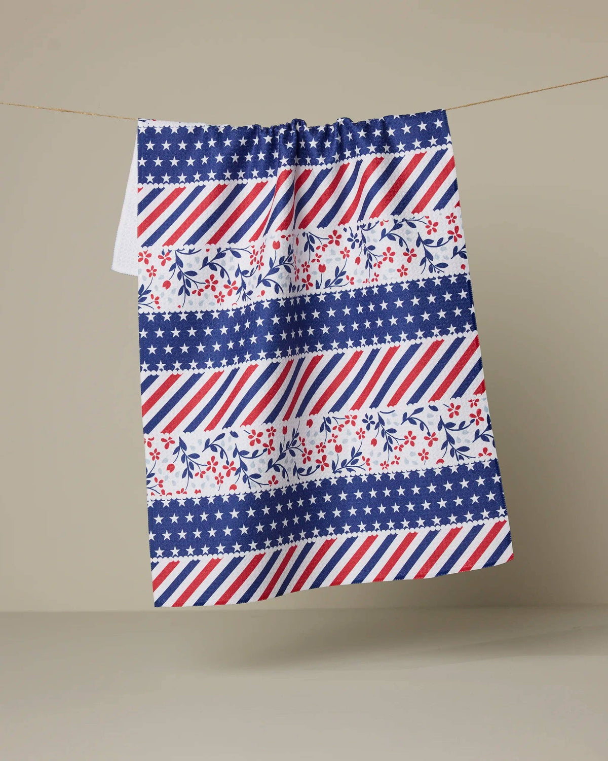 Liberty Ribbon Tea Towel by Geometry