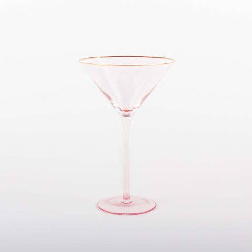 Light Pink Martini Glass - The Preppy Bunny