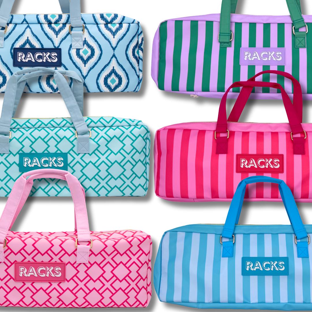 Mahjong Rack Bag  |  Fits 20" Racks + Folded Mat - The Preppy Bunny