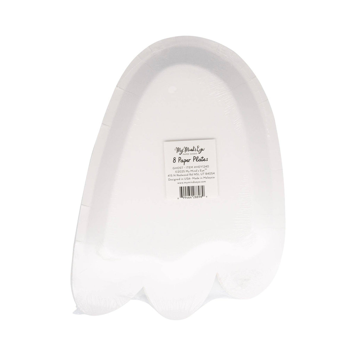 Ghost Shaped Paper Plates - The Preppy Bunny