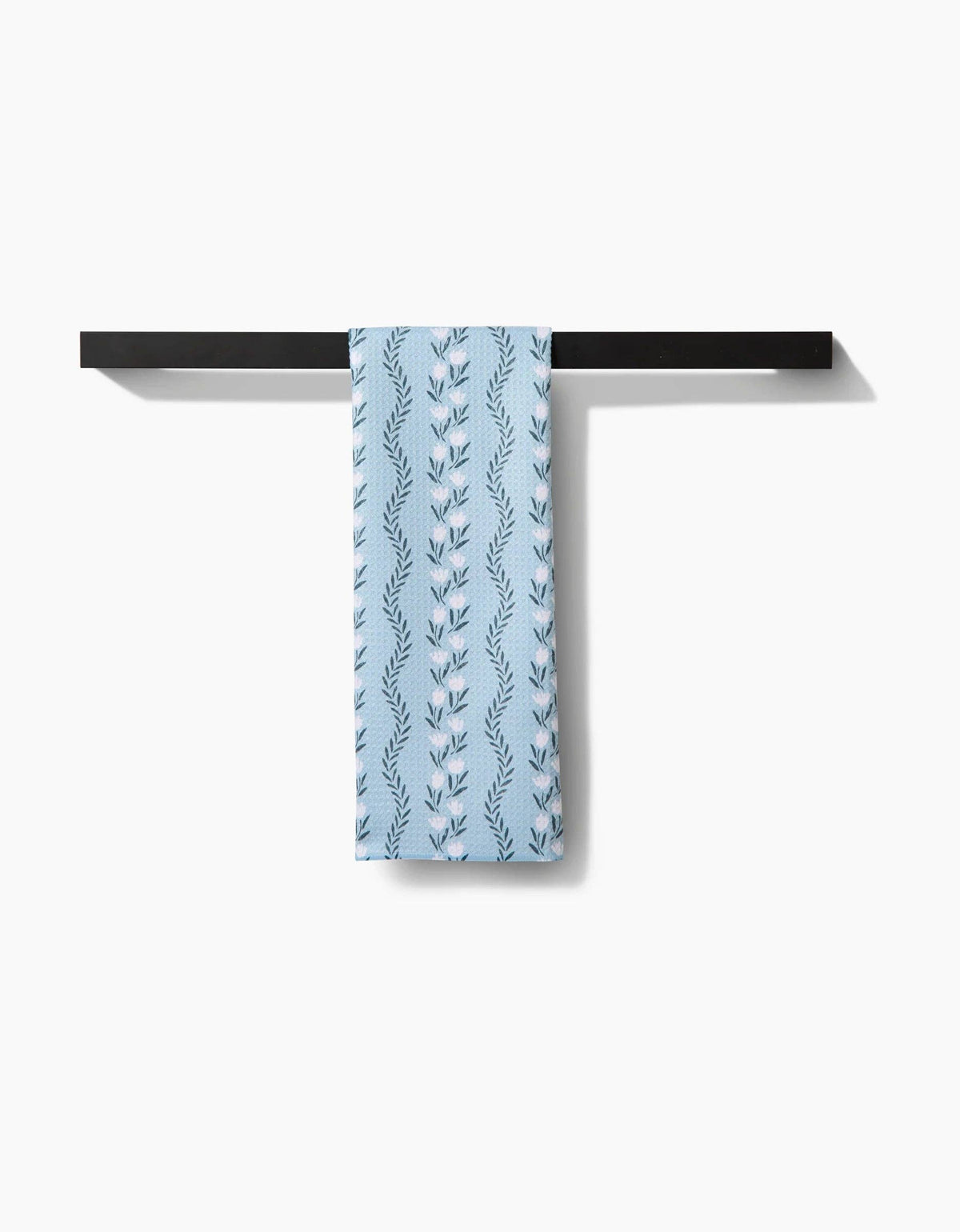 Vintage Floral Stripe Tea Towel by Geometry - The Preppy Bunny