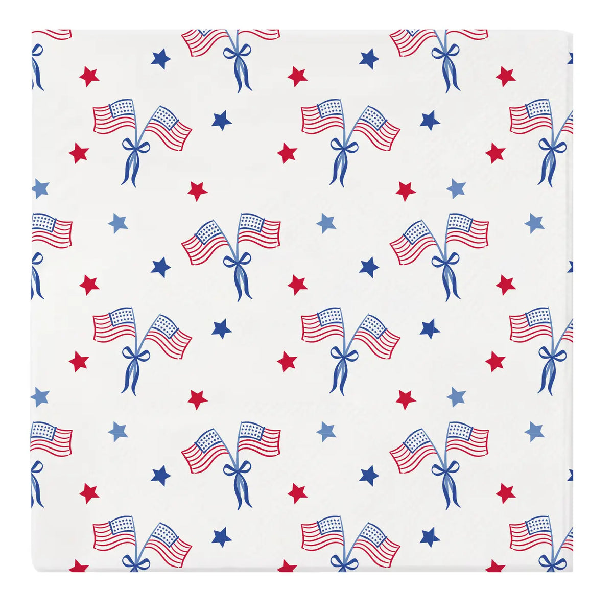 American Flag Paper Cocktail Napkins - The Preppy Bunny