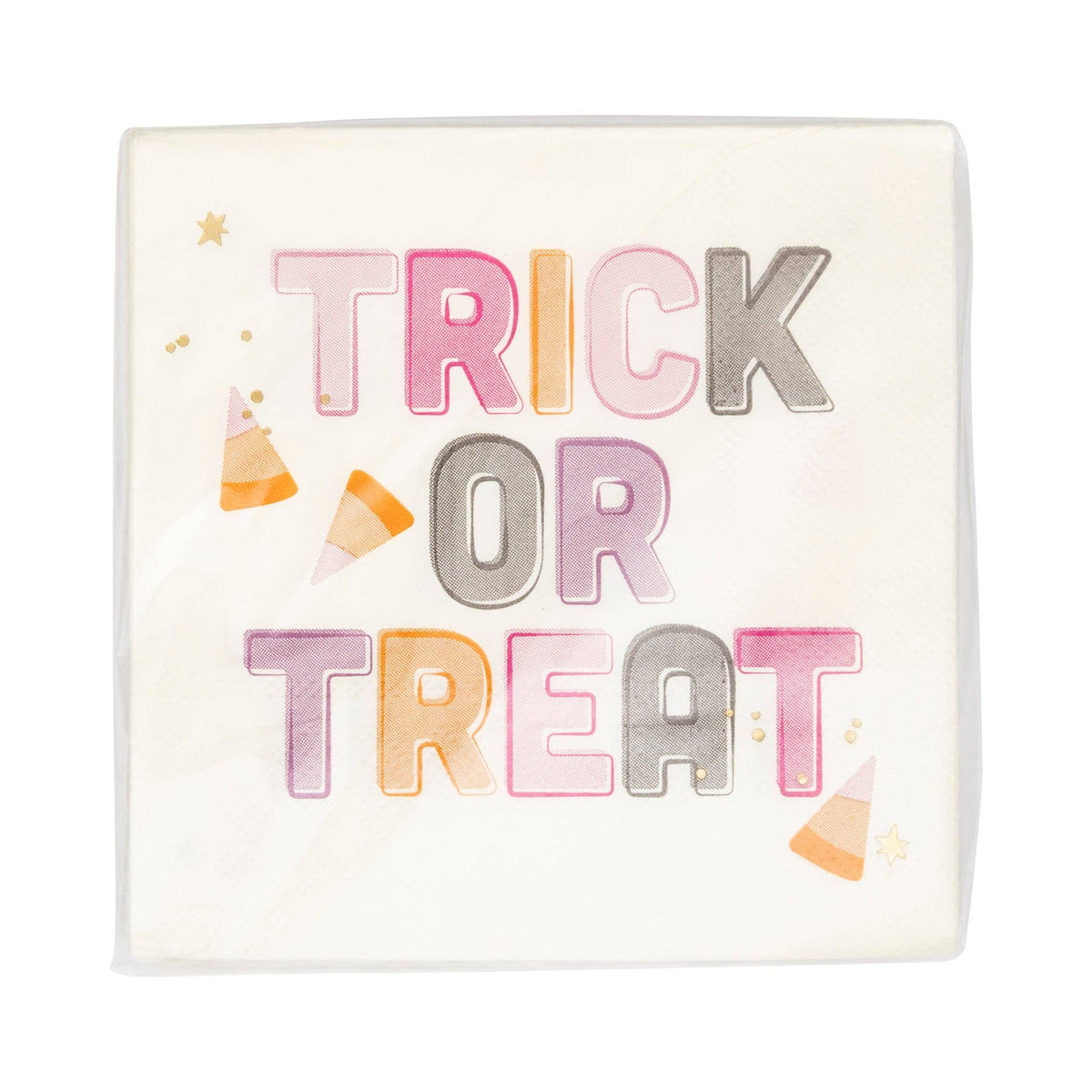 Foil Trick or Treat Beverage Napkins