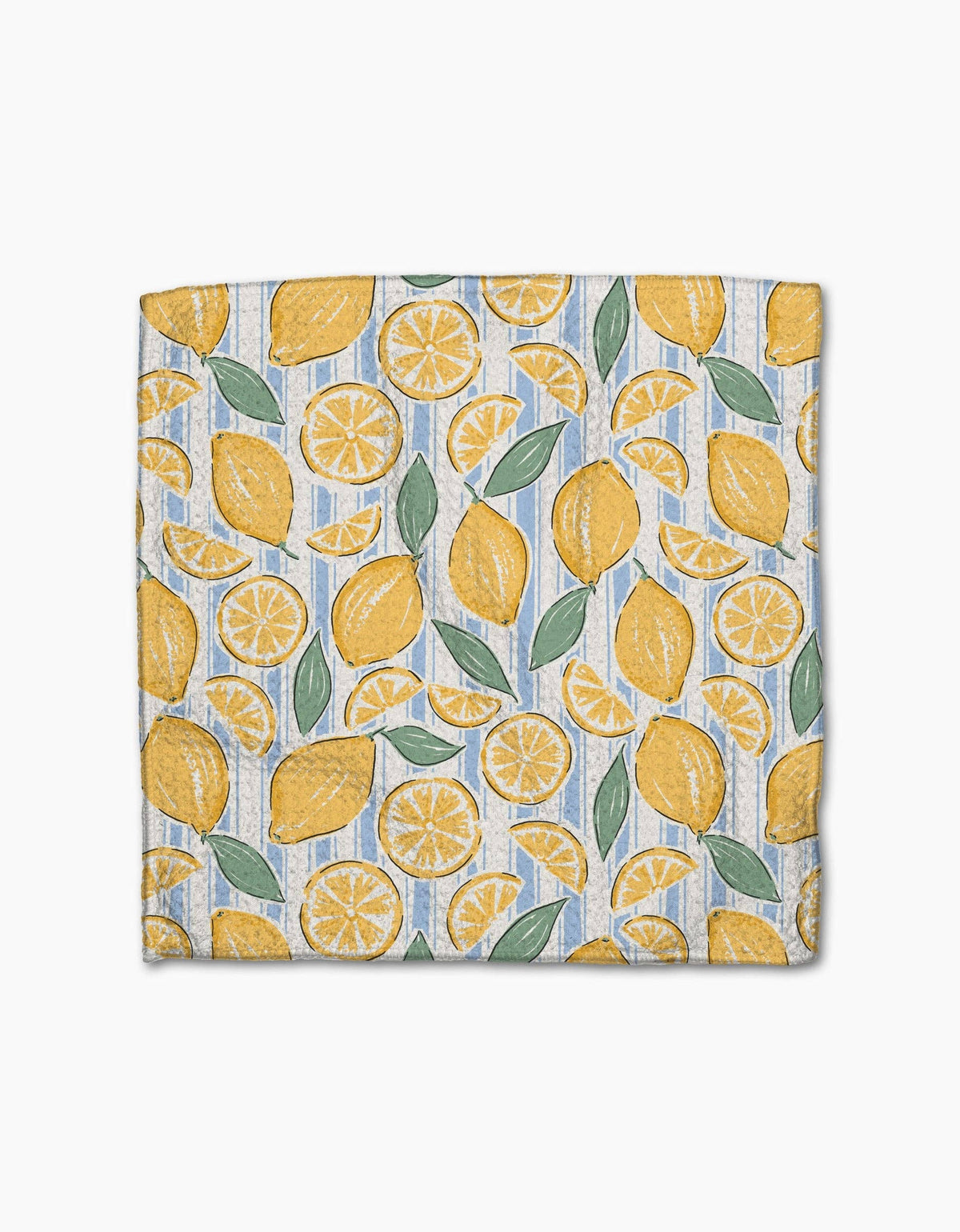 Lemon Waves Dishcloth Set by Geometry - The Preppy Bunny