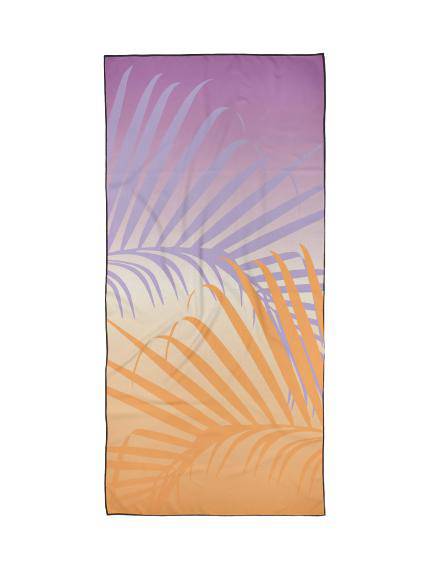 Sunset Palm Geometry Beach Towel - The Preppy Bunny