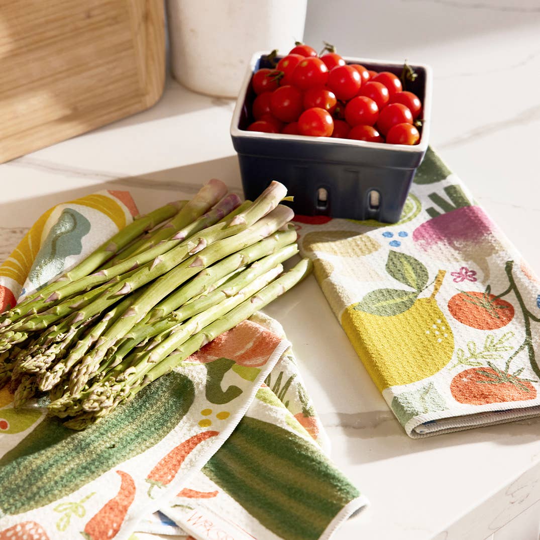 Farm Stand Microfiber Kitchen Towel - The Preppy Bunny