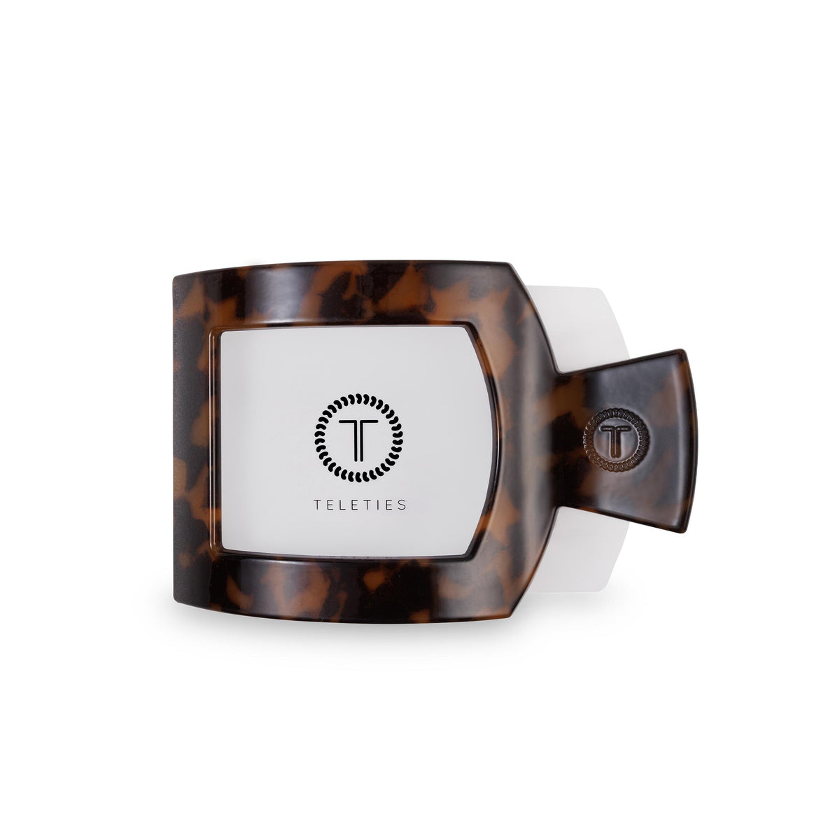 Square Flat Hair Clip | Medium | Tortoise