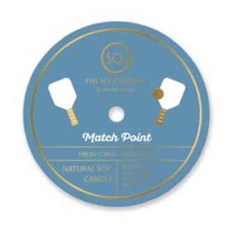 Match Point (Pickleball) Icon 12oz Candle - The Preppy Bunny
