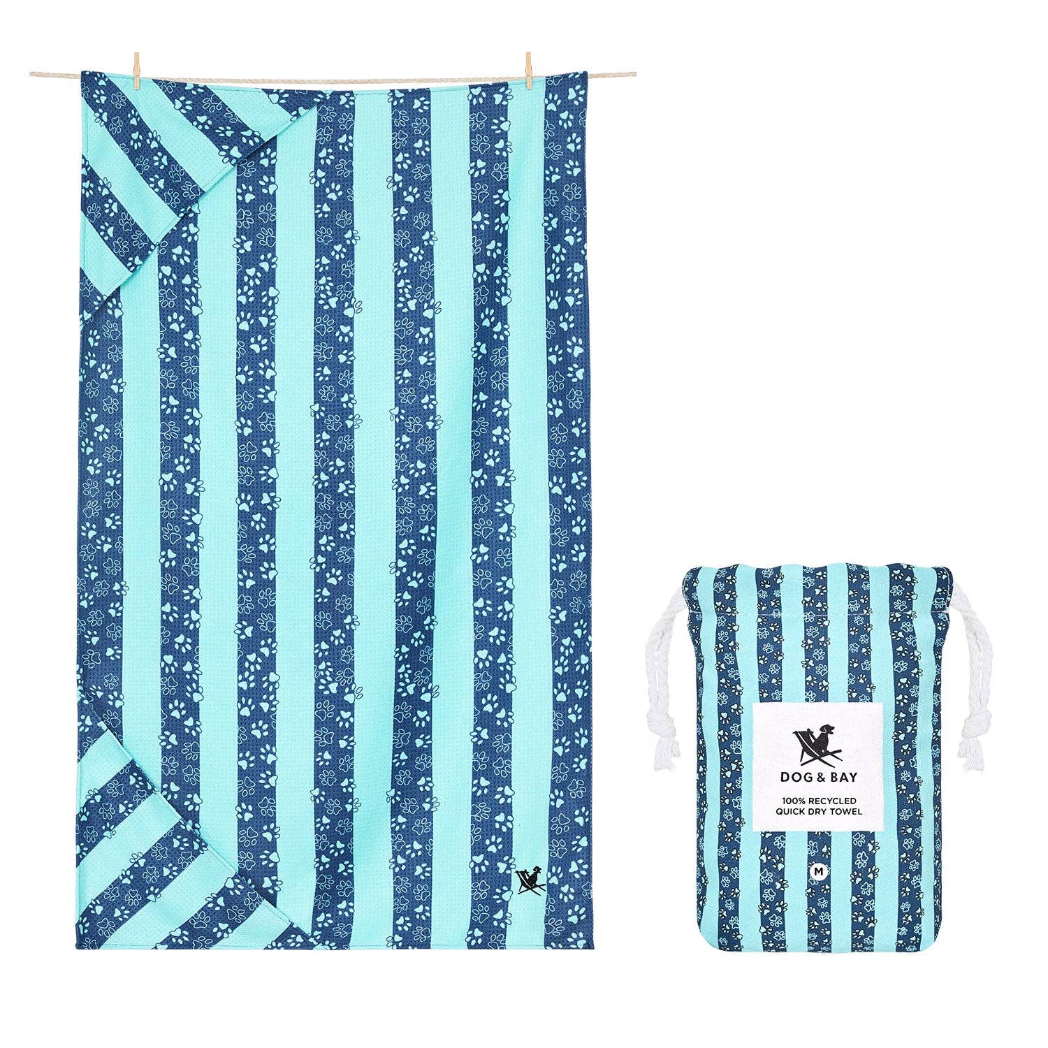 Quick Dry Dog Towel in Dog Days - 2 sizes - The Preppy Bunny