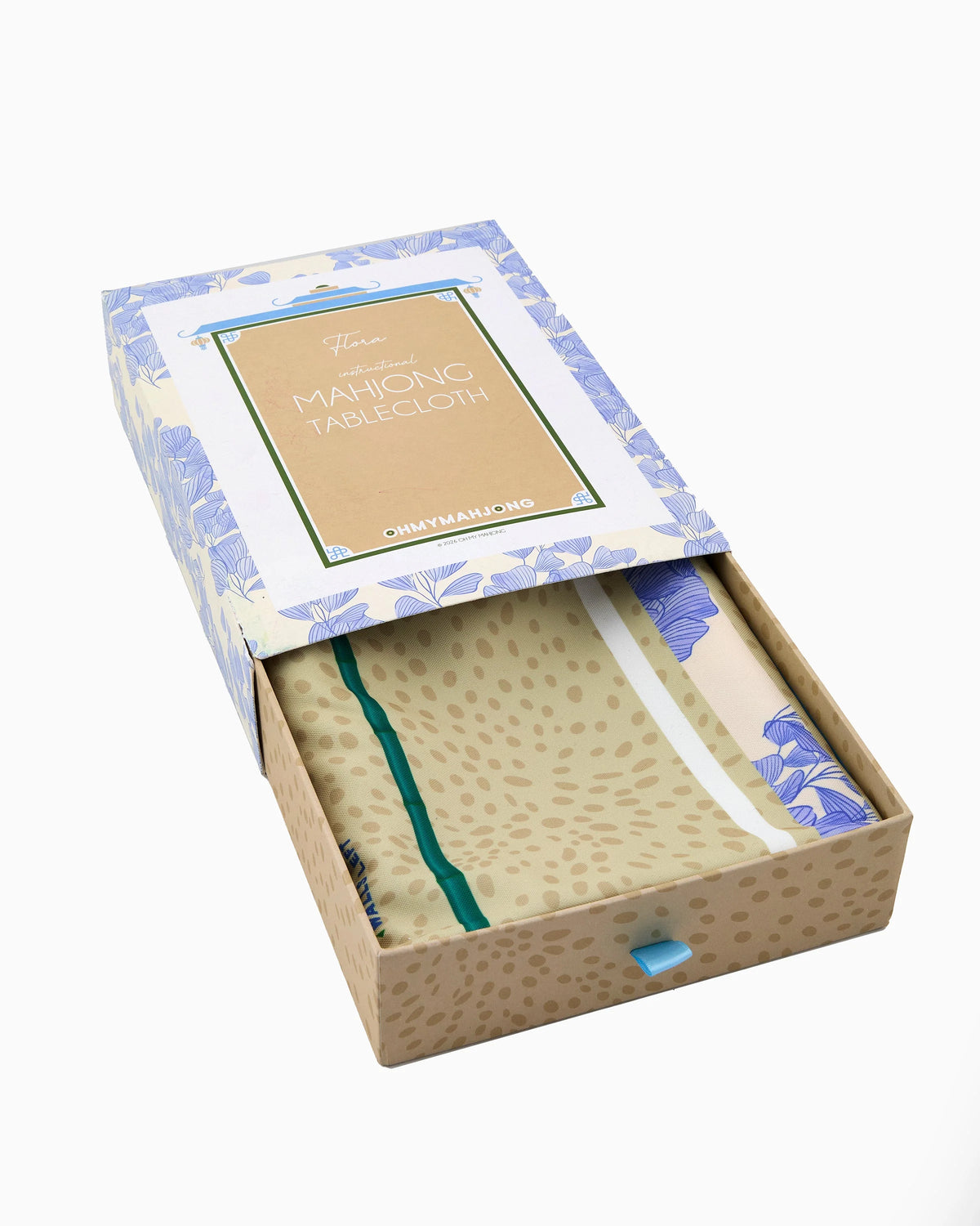 Flora Mahjong Tablecloth - The Preppy Bunny