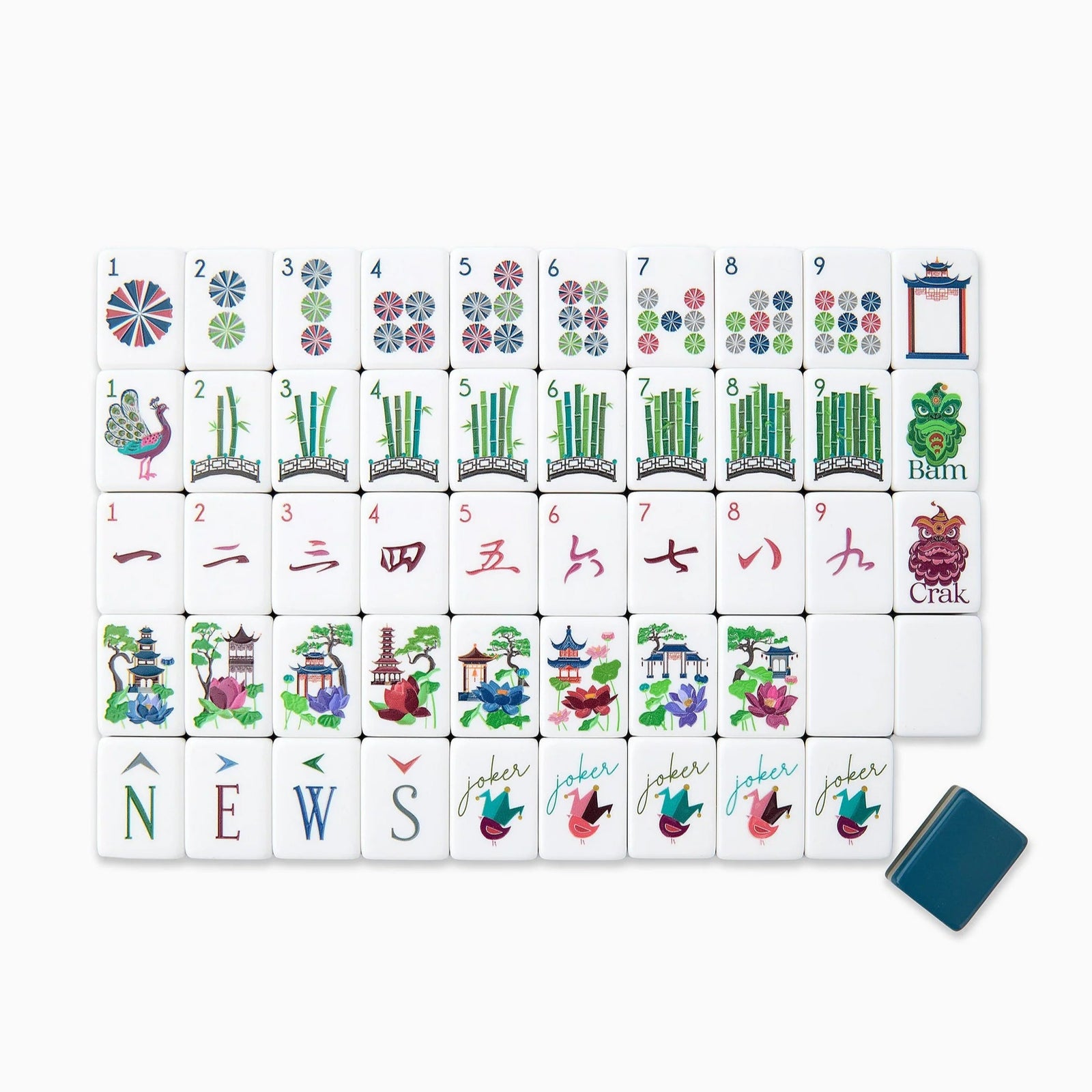 Gatsby Mahjong Tiles - The Preppy Bunny