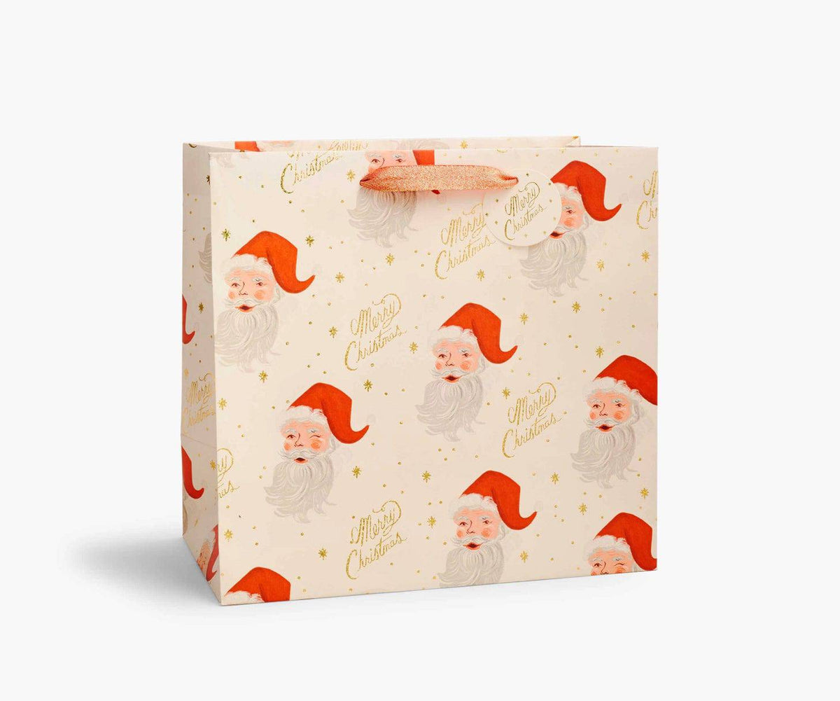 Santa Gift Bag - 4 sizes available - The Preppy Bunny