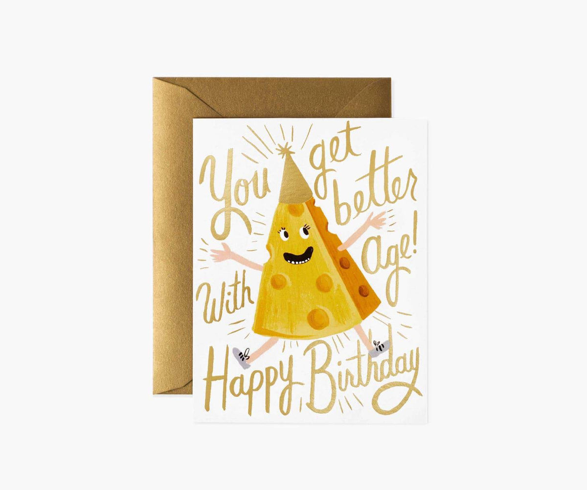 Better With Age Birthday Greeting Card - The Preppy Bunny