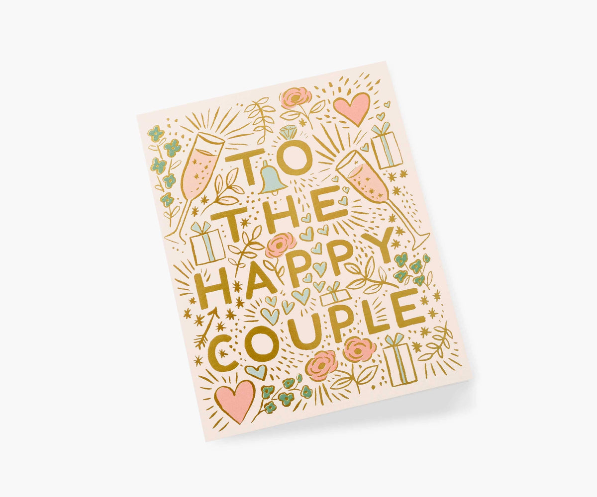 To the Happy Couple Greeting Card - The Preppy Bunny