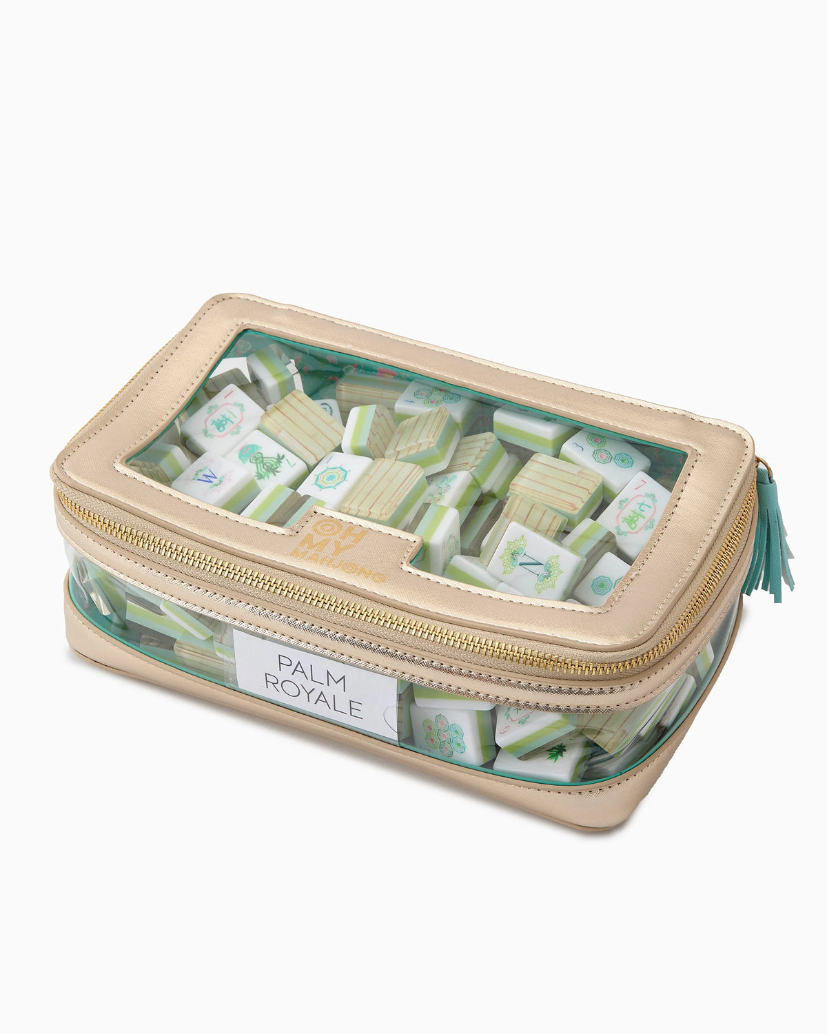 Gold Tile Storage Bag - The Preppy Bunny