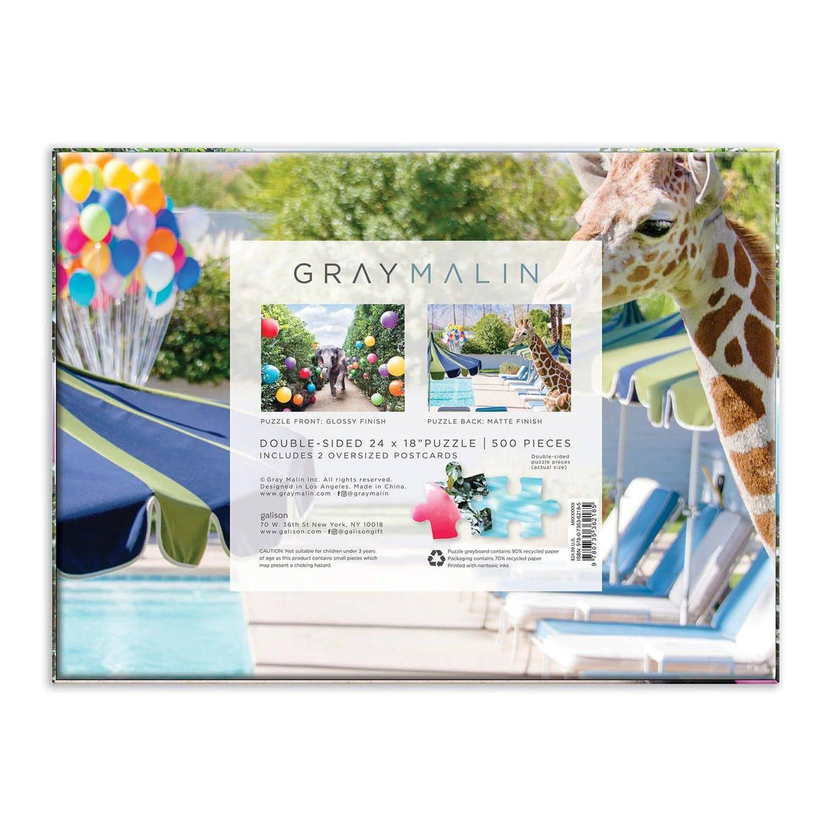 Gray Malin at the Parker Double-Sided 500 Piece Jigsaw Puzzle - The Preppy Bunny