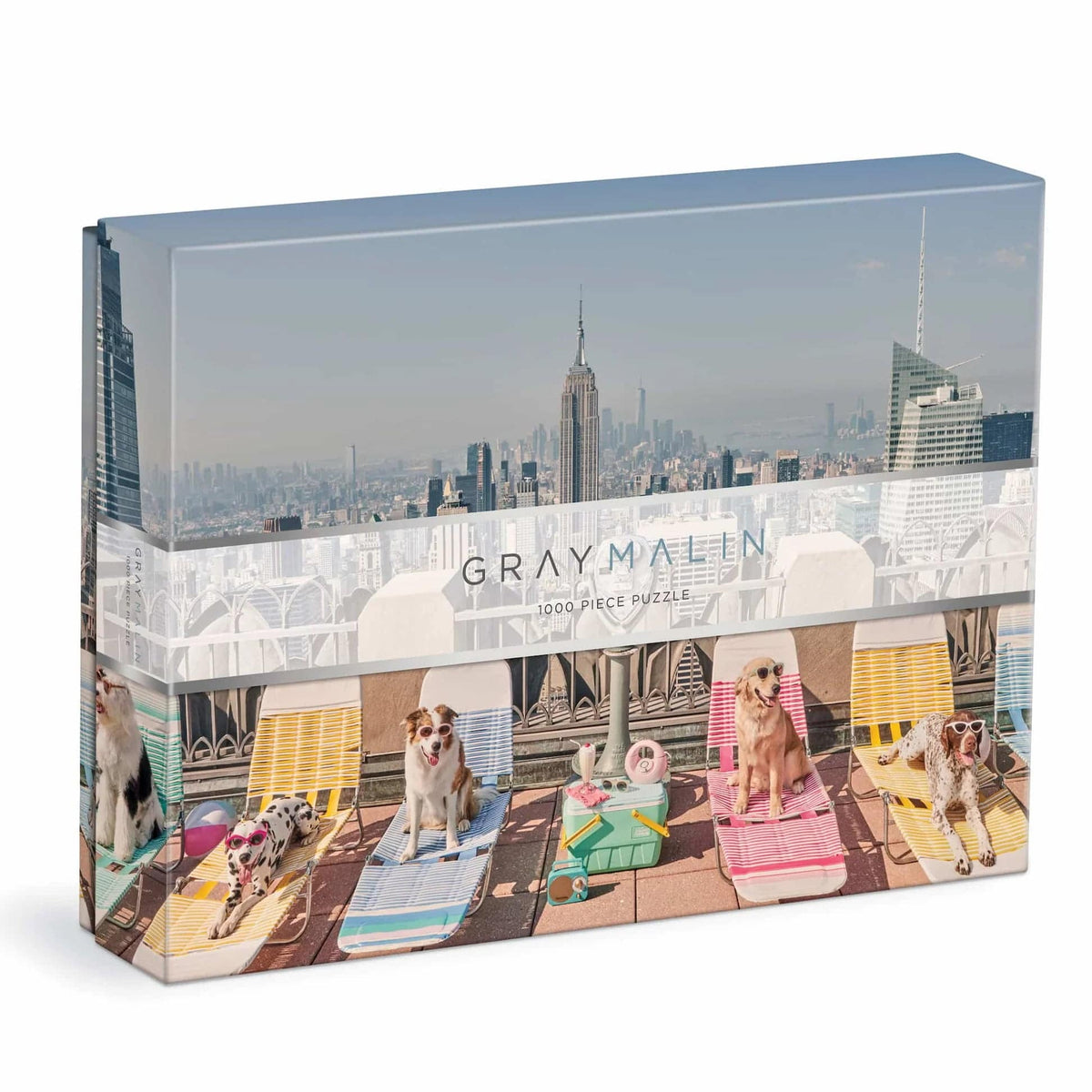 Gray Malin The Dogs of New York City 1000 Piece Puzzle - The Preppy Bunny