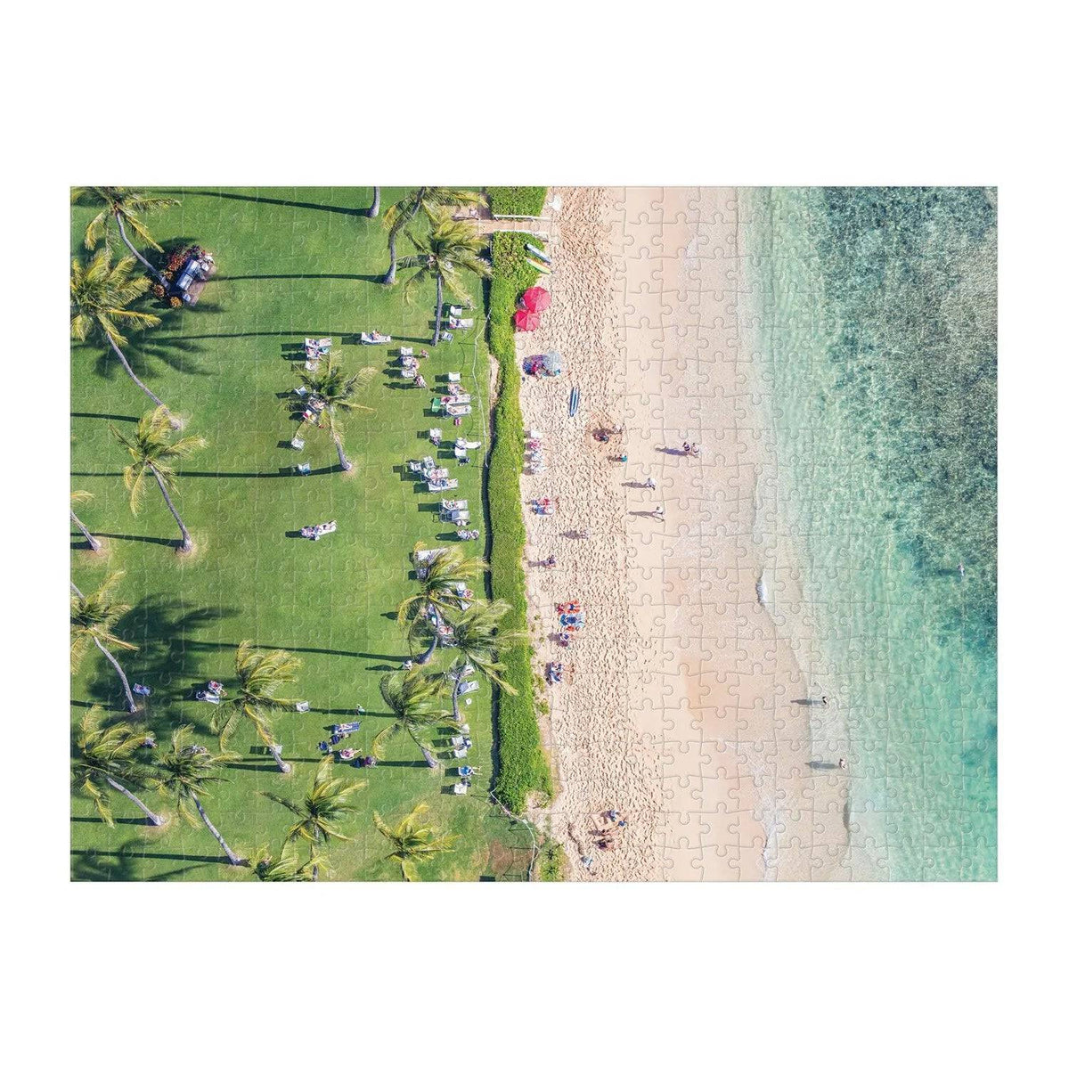 Gray Malin The Hawaii Beach Double-Sided 500 Piece Jigsaw Puzzle - The Preppy Bunny