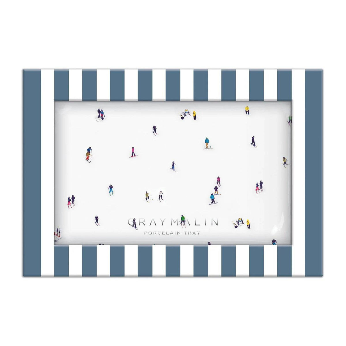 Gray Malin The Skiers Porcelain Tray - The Preppy Bunny