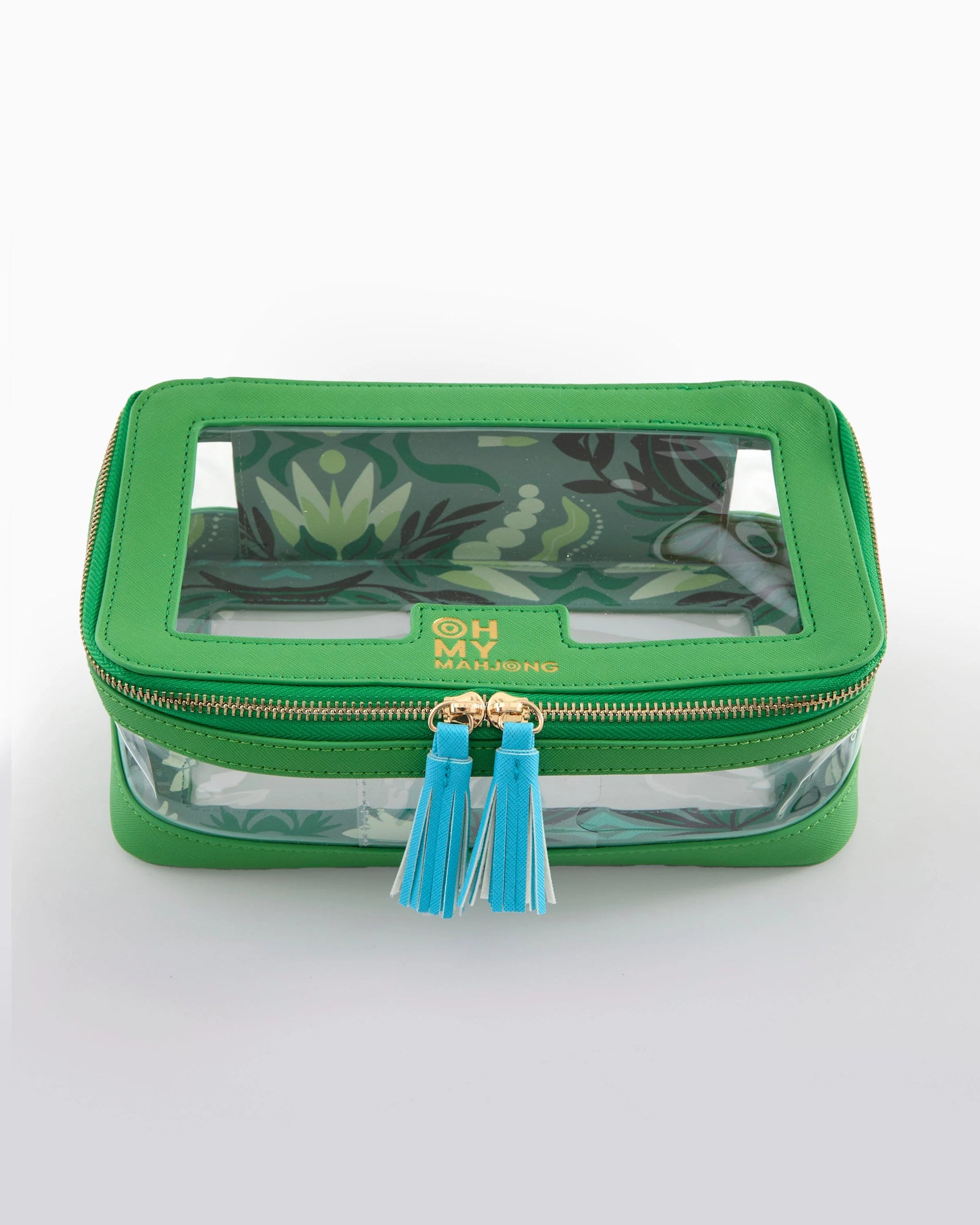 Green Mahjong Tile Storage Bag - The Preppy Bunny