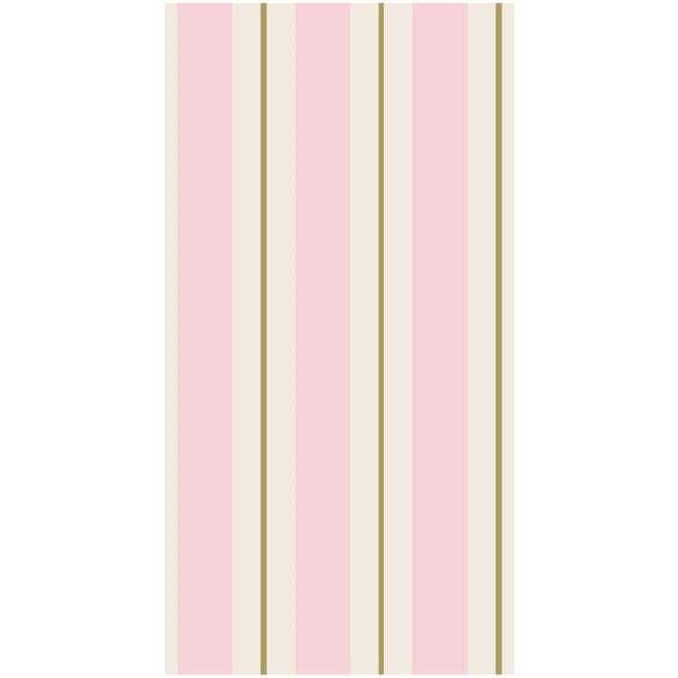 Pink & Gold Stripe Paper Guest Napkins - The Preppy Bunny