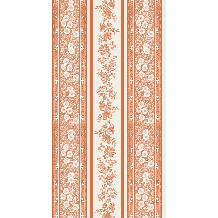 Pumpkin Burleigh Stripe Paper Guest Napkins - The Preppy Bunny