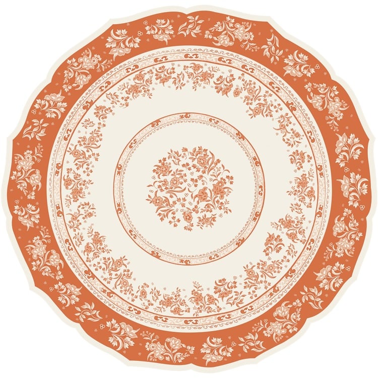 Die-cut Pumpkin Regal Paper Placemats - The Preppy Bunny