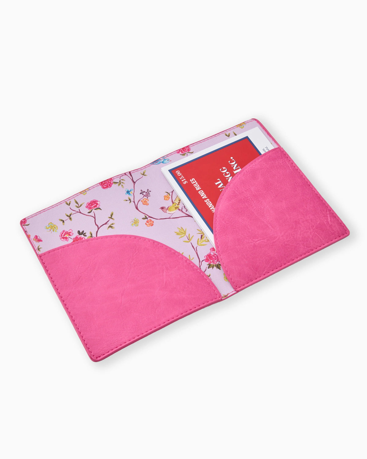Hot Pink Mahjong Card Folio - The Preppy Bunny