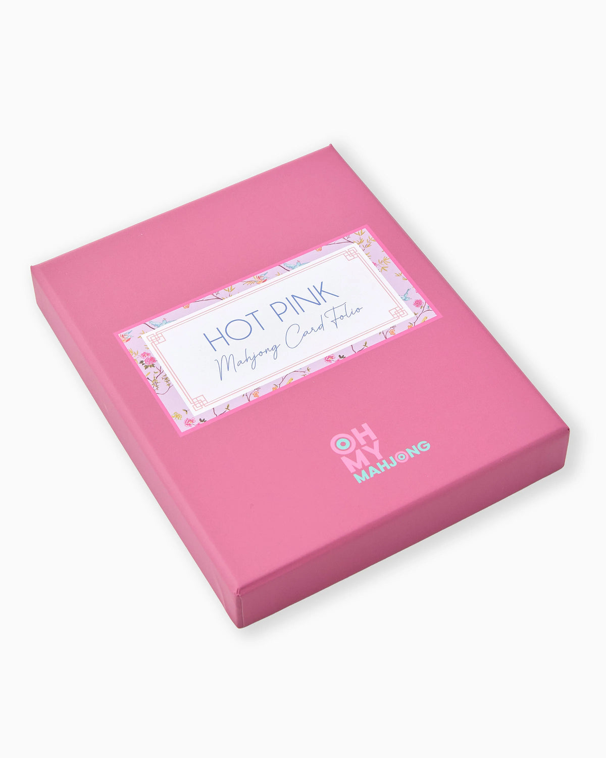 Hot Pink Mahjong Card Folio - The Preppy Bunny